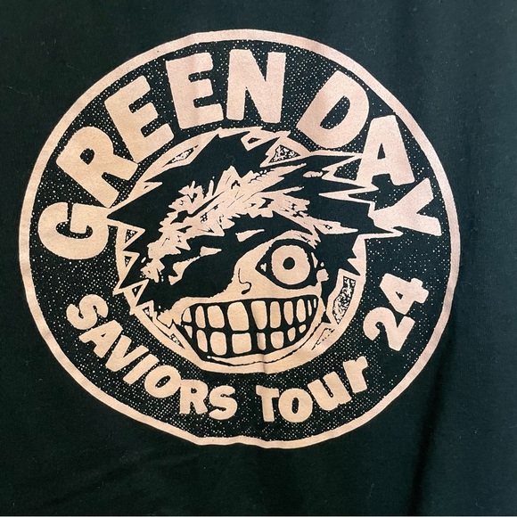 Green Day Saviors Tour 2024 Racer Back Black Tank Top Women’s 2XL - Picture 2 of 7